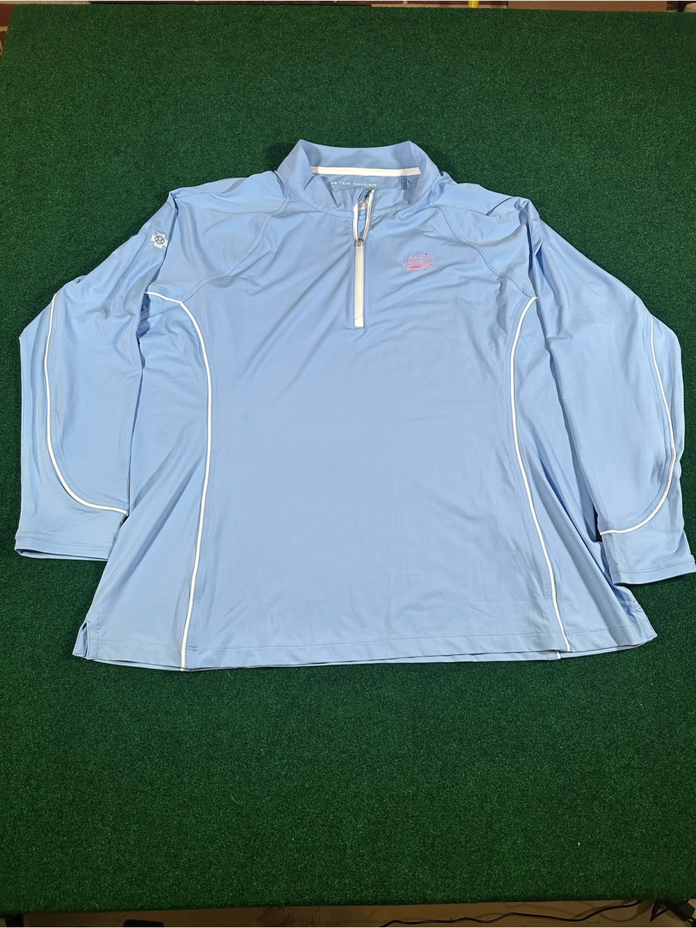 Light Blue Women’s Peter Millar 1/4 zip
